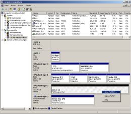 Datentrgerverwaltung Windows XP